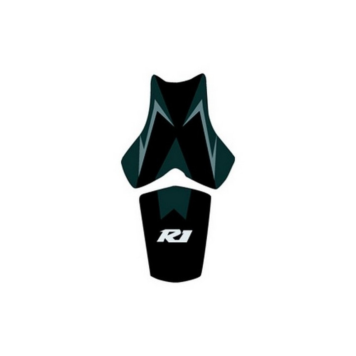 Saddle cover Bagster (2188B) Black/Black Mat/Nubuck Anthracite//Letters Silver Yamaha YZF-R1 07