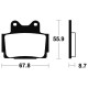 Brake plates Bendix MA70