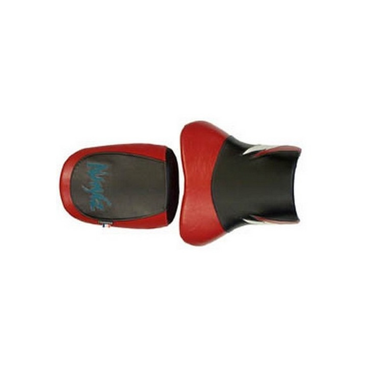Saddle cover Bagster (2089I) Red/Black/White/Letters Eucalyptus Kawasaki ZX9 R NINJA/ZX 9 R 00