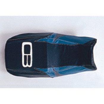 Housse de selle Bagster (2037B) Arctique/Pervenche/Acier/Lettres Blanches Honda CB500 94
