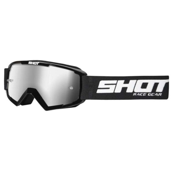 Shot ROCKET KID 2.0 BLACK GLOSSY IRIDIUM children's motocross mask Shot ROCKET KID 2.0 BLACK GLOSSY IRIDIUM children's motocross mask