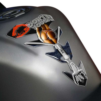 Protection de réservoir moto OneDesign EXPRESSION SLIM DON'T TOUCH 22,1 x 14,4 cm