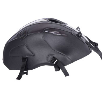 Tapis de réservoir Bagster noir mat grainé nickel (1711C) Honda CB500F Tapis de réservoir Bagster noir mat grainé nickel (1711C) Honda CB500F