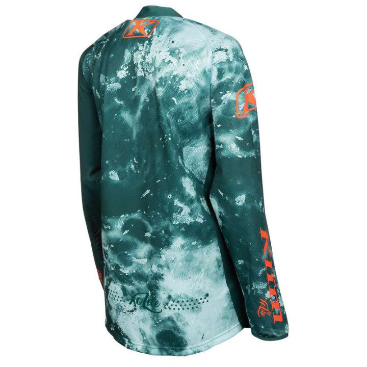 Women's motocross jersey Klim WOMEN'S XC LITE CORROSION JUNE BUG