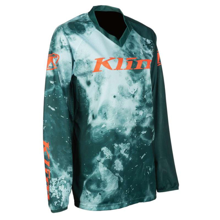 Women's motocross jersey Klim WOMEN'S XC LITE CORROSION JUNE BUG
