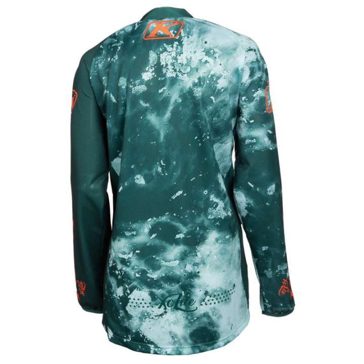Women's motocross jersey Klim WOMEN'S XC LITE CORROSION JUNE BUG