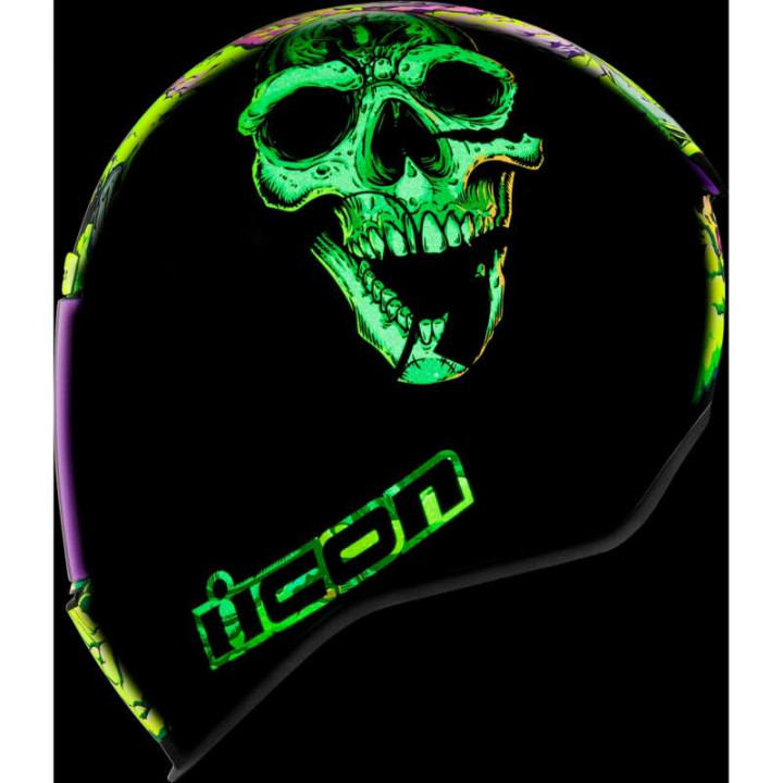 Icon AIRFORM HIPPY DIPPY PURPLE motorcycle helmet