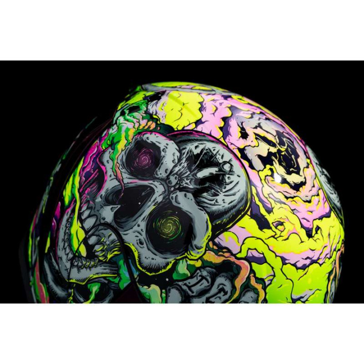 Icon AIRFORM HIPPY DIPPY PURPLE motorcycle helmet
