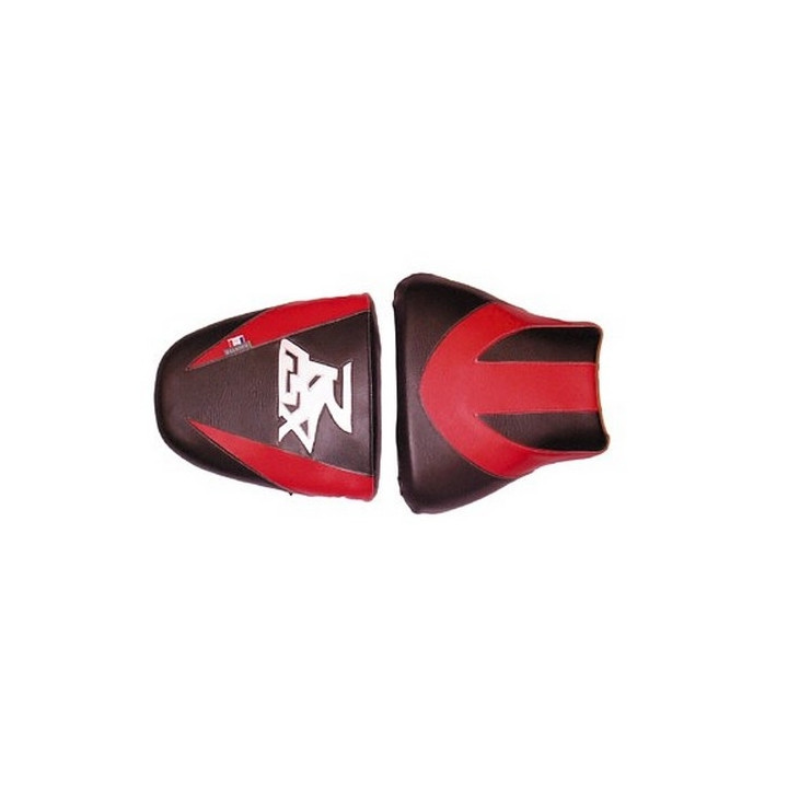 Housse de selle Bagster (2035I) Noir/Rouge/Lettres Argent Suzuki GSX750R 99