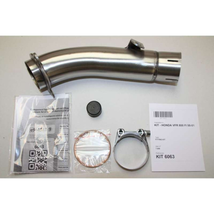 Silencieux homologué Ixil SOVE inox (OH6061VSE) Honda VFR800FI