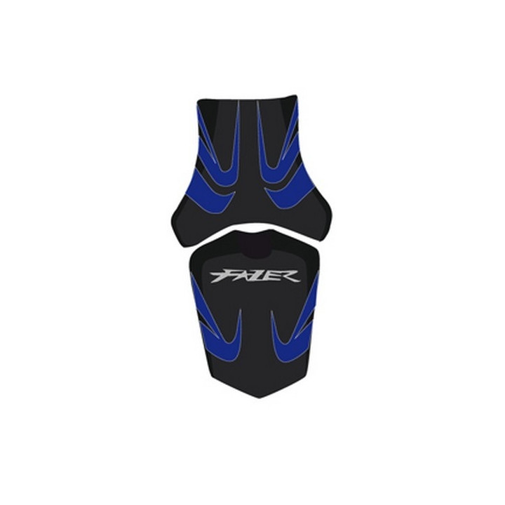 Housse de selle Bagster (2179I) Noir/Bleu/Lettres Grises Claires Yamaha FZ1 10 Housse de selle Bagster (2179I) Noir/Bleu/Lettres Grises Claires Yamaha FZ1 10