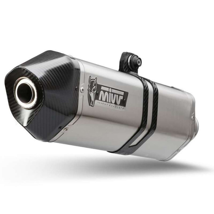 Mivv SPEED EDGE stainless steel approved muffler (S.042.LRX) Suzuki DL1000 V-Strom