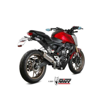 Ligne complète Mivv GP PRO Titane (H.077.L6P) Honda CB125R Neo Sports Café 21-