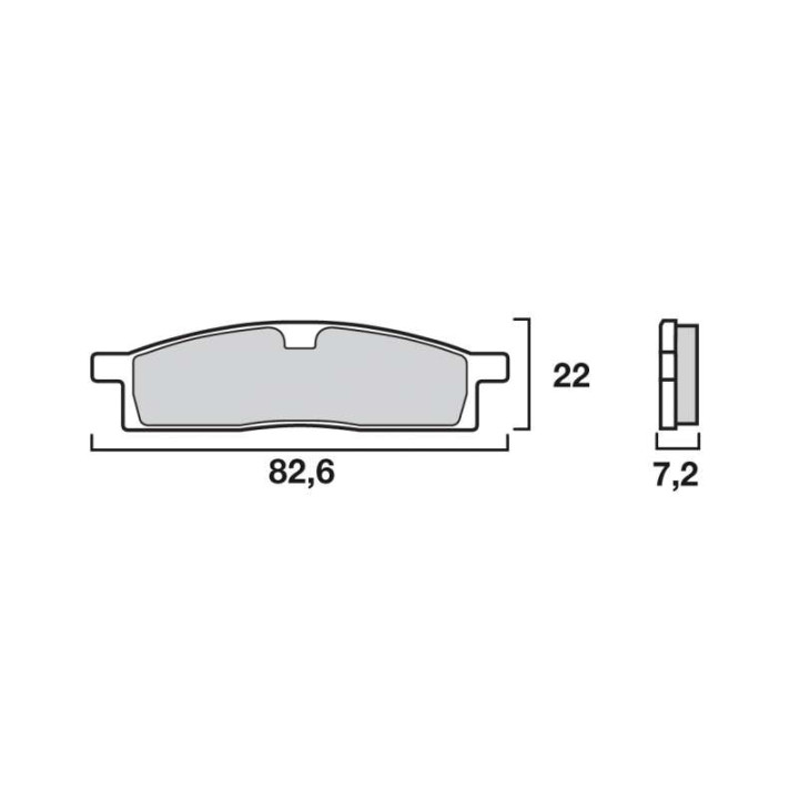 Brake pads cross racing Brembo 07YA16SX
