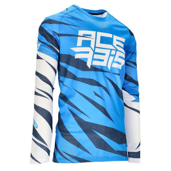 Maillot moto cross Acerbis J-WINDY FOUR VENTED BLEU