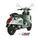 Ligne complète Mivv DELTA RACE Inox noir (P.008.LDRB) Piaggio Vespa GTS 300