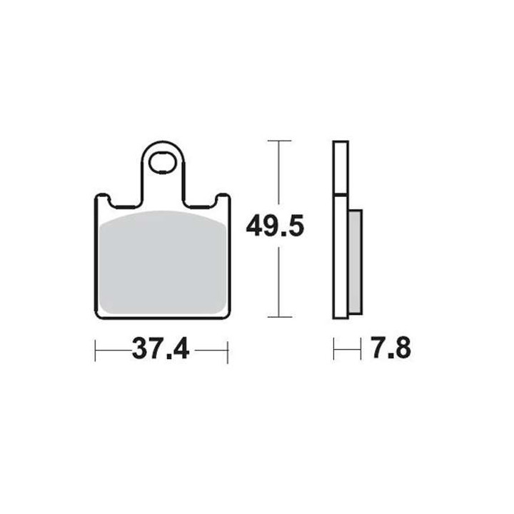 Brake pads sinter BRAKING 927CM66