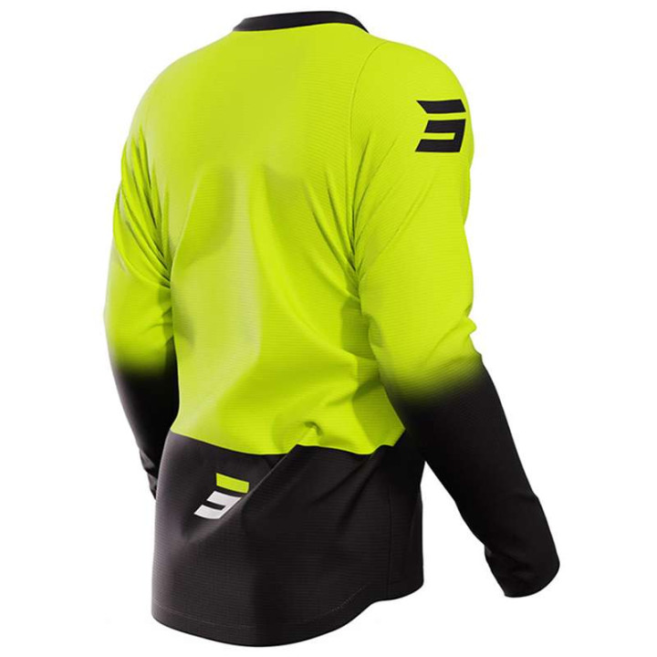 Maillot moto cross Shot DEVO REFLEX JAUNE  Maillot moto cross Shot DEVO REFLEX JAUNE