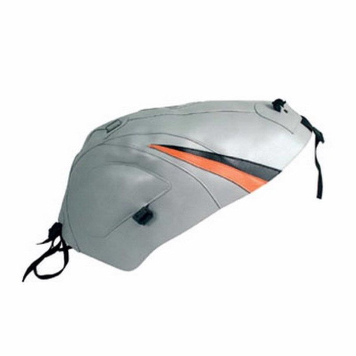Tapis de réservoir Bagster gris/pointes noir et orange (1359Q) Kawasaki ZX9 R