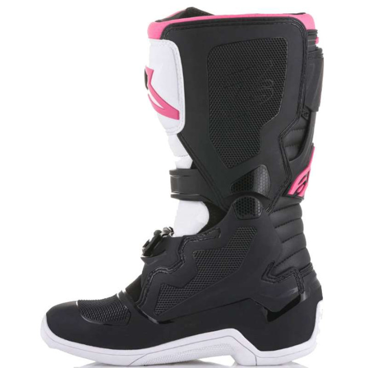 ALPINESTARS STELLA TECH 3 BLACK WHITE PINK women's motocross boots