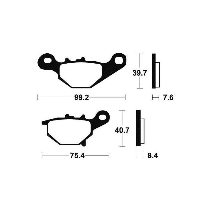 Brake pads metal fried BENDIX MOR320