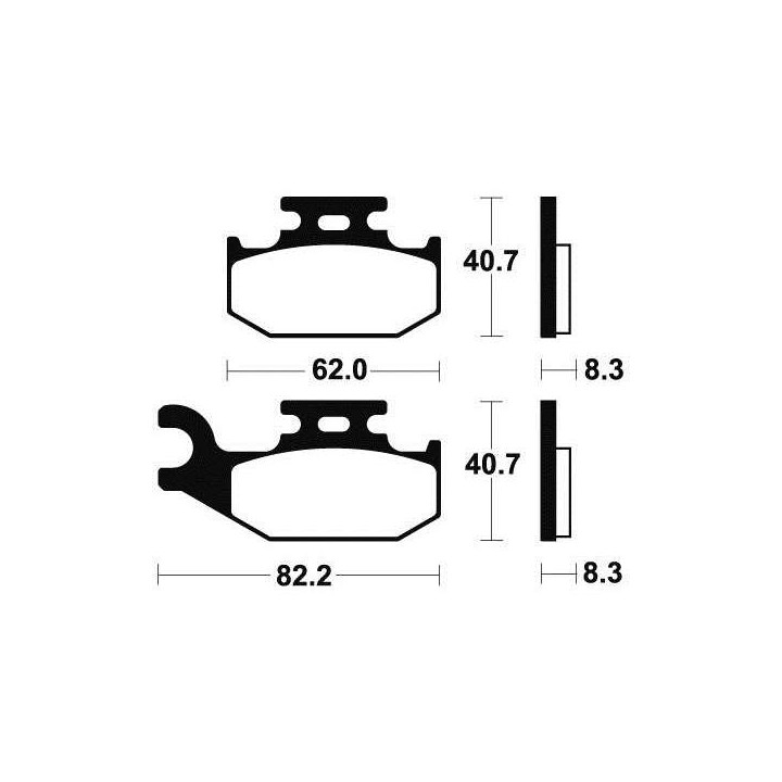 Brake pads metal fried BENDIX MO336