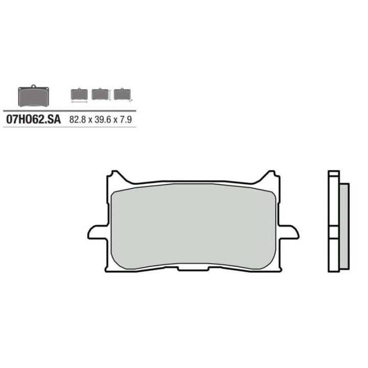 Plaquettes de frein sinter Brembo 07HO62SA