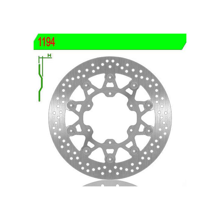 Front brake disc NG 1194 G650X