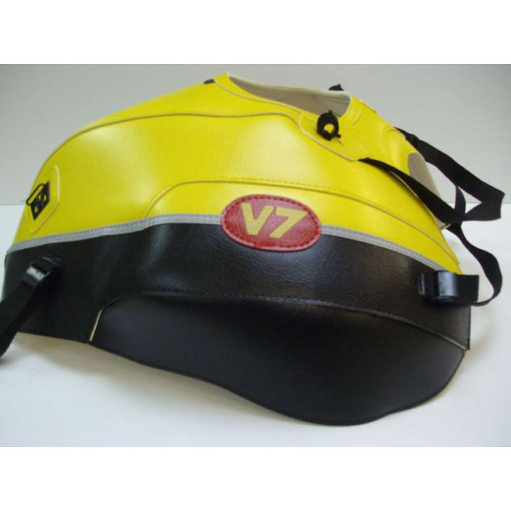 Bagster daffodil/black/light grey tank mat (1591H) Moto Guzzi V7