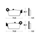 Plaquettes de frein moto organique Bendix MA104