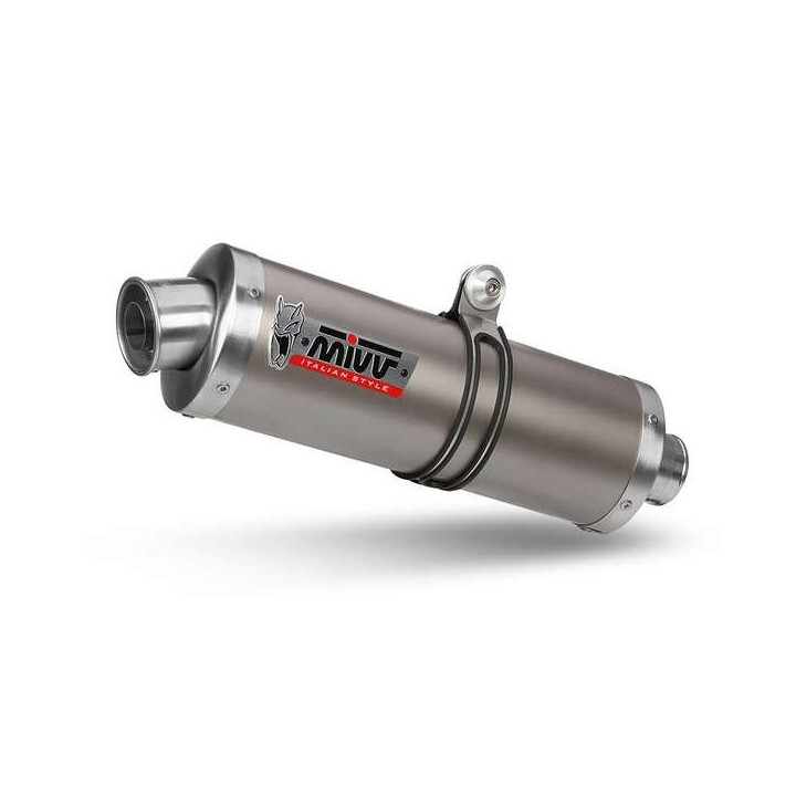 Silencieux Homologué Mivv OVAL Classic Titane (S.003.L4) Suzuki GSF600 Bandit/S