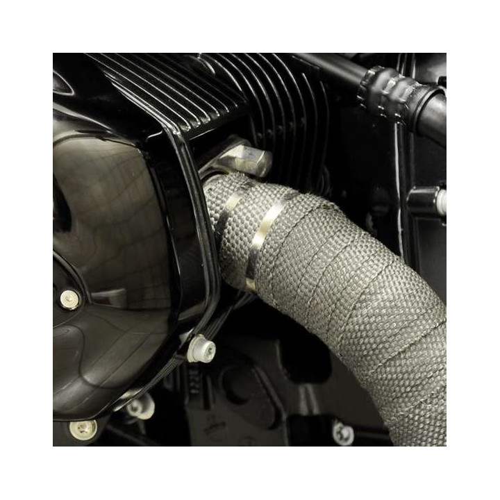 Kit de 10x colliers inox 5x300mm pour bande d'échappement