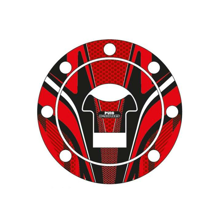 Puig RADIKAL Red Honda motorcycle tank cap protector