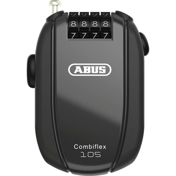 ABUS CombiFlex Rest 105 black helmet/luggage lock