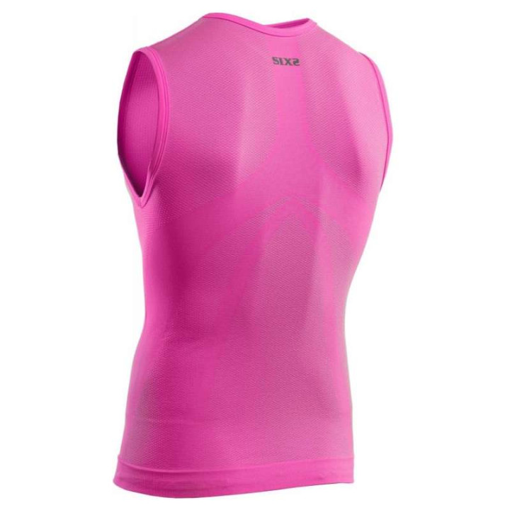 Débardeur thermique moto SIXS SMX ROSE FLUO