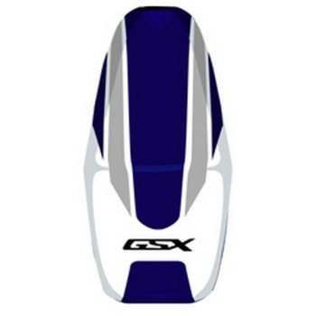 Housse de selle Bagster (2147F) Bleu Fonce/Blanc/Gris Clair/Lettres Noires Suzuki GSX1400 05 Housse de selle Bagster (2147F) Bleu Fonce/Blanc/Gris Clair/Lettres Noires Suzuki GSX1400 05