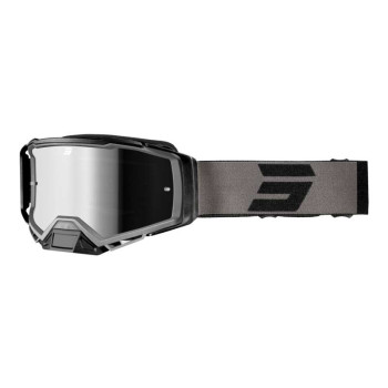 Masque moto cross Shot CORE BLACK MATT Iridium