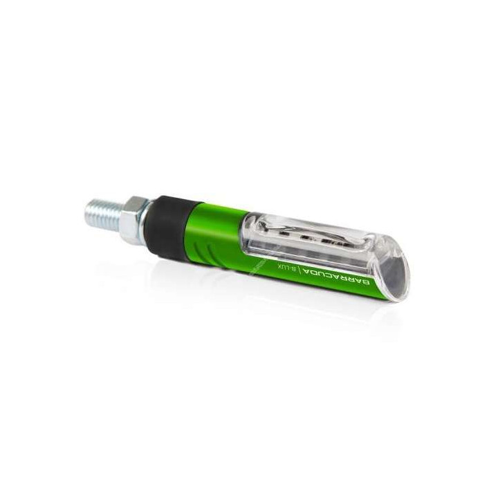 Clignotants moto Barracuda IDEA B-LUX Vert