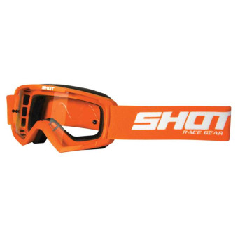 Masque moto cross enfant Shot ROCKET KID 2.0 NEON ORANGE GLOSSY