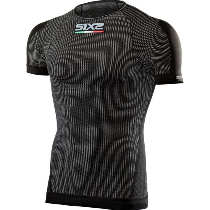 Maillot thermique moto SIXS TS1 BLACK CARBON