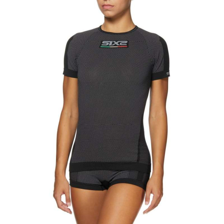Maillot thermique moto SIXS TS1 BLACK CARBON