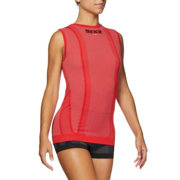 Débardeur thermique moto SIXS SMX RED