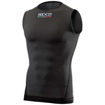 Débardeur thermique moto SIXS SMX BLACK CARBON