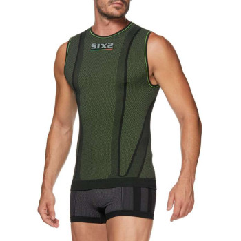 Débardeur thermique moto SIXS SMX DARK GREEN