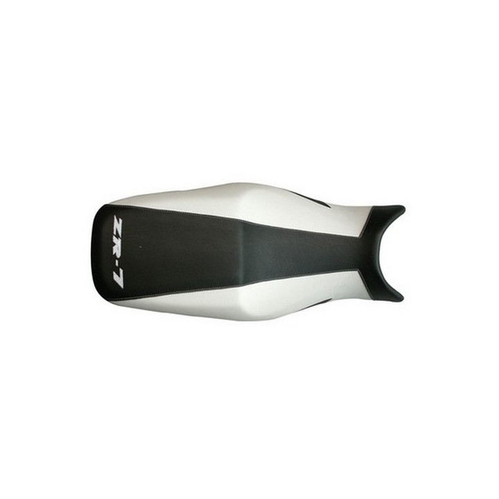 Housse de selle Bagster (2107F) Gris Clair/Noir/Lettres Argent Kawasaki ZR7/ZR 7 S 02-03