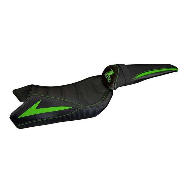 Housse de selle Tappezzeria BERNA TOTAL BLACK ULTRAGRIP Kawasaki Z1000 10-13