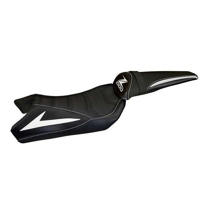 Housse de selle Tappezzeria BERNA TOTAL BLACK ULTRAGRIP Kawasaki Z1000 10-13