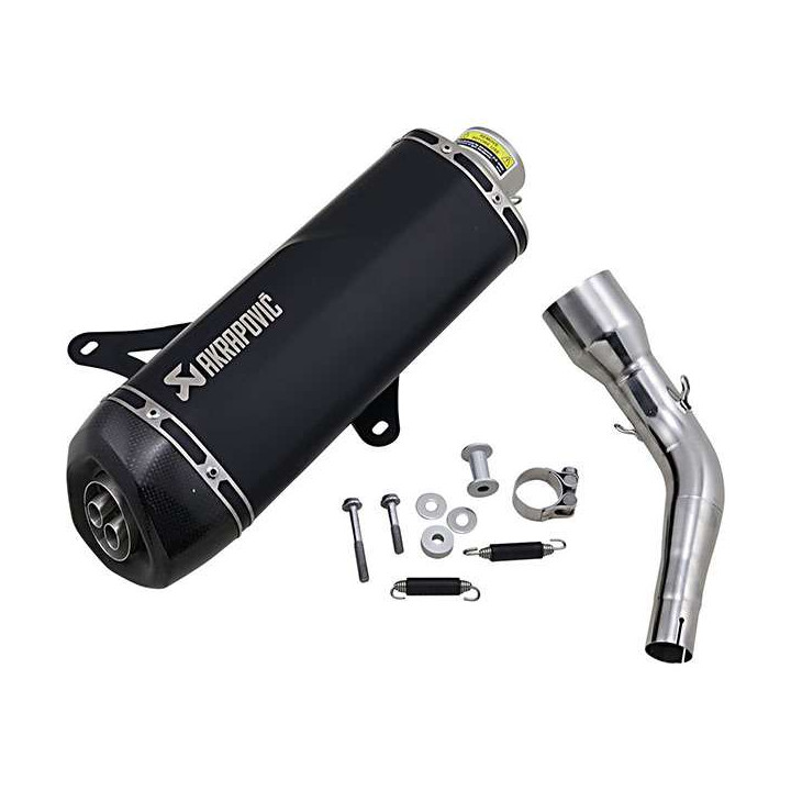 Silencieux Akrapovic Inox noir Vespa GTS GTV 125/250/300 i.e