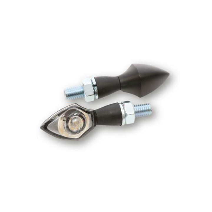 Motorcycle turn signals HIGHSIDER PEN HEAD BLACK/LIGHT
