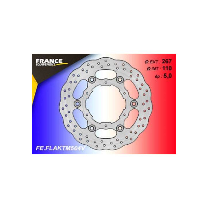 Kit freinage arrière FE disque pétale + plaquettes AP Racing KTM Adventure/Super Adventure
